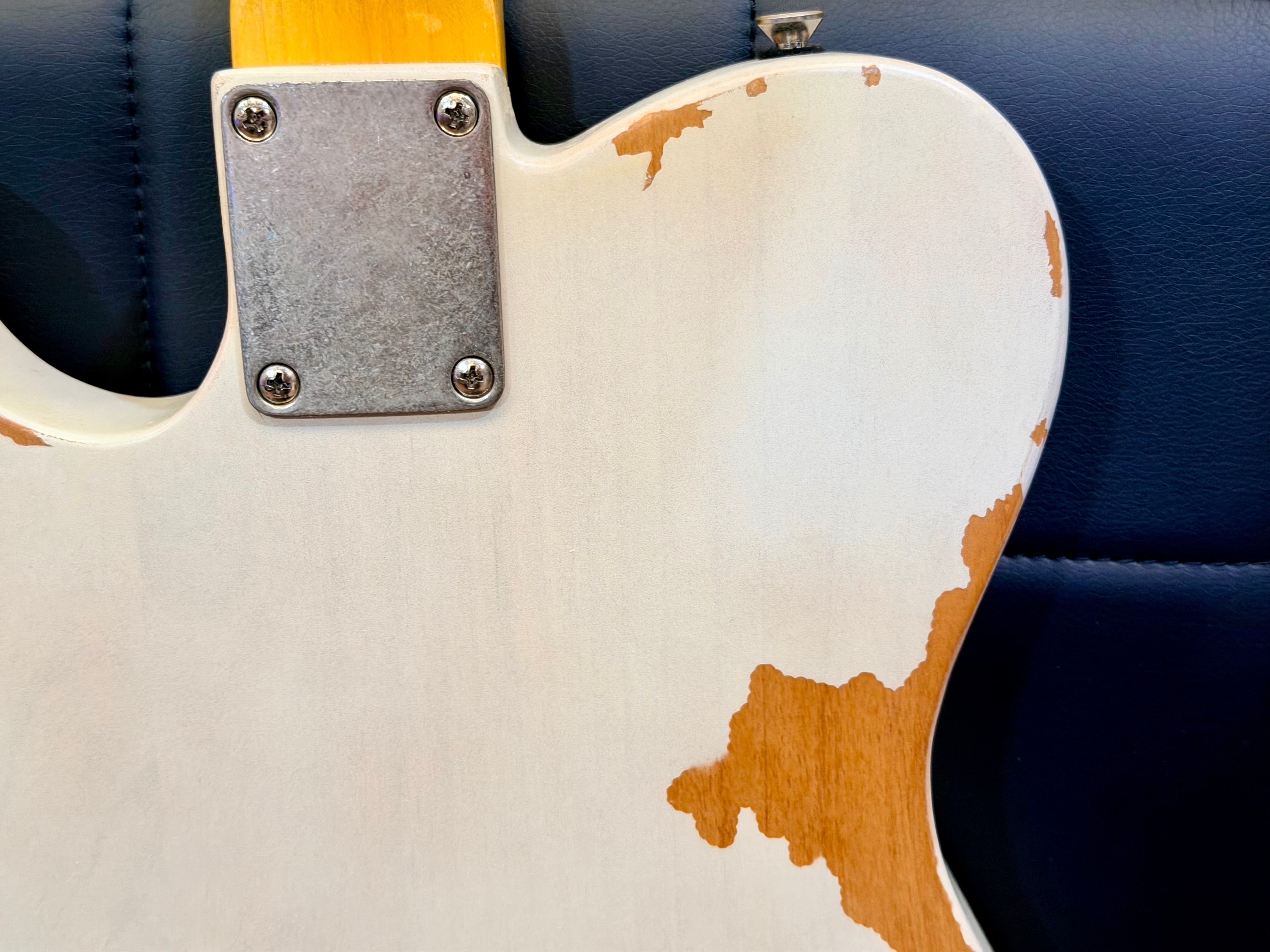 🔥 Vintage V62 ICON Distressed Ash Blonde Telecaster Style Wilkinson Pickups 🔥