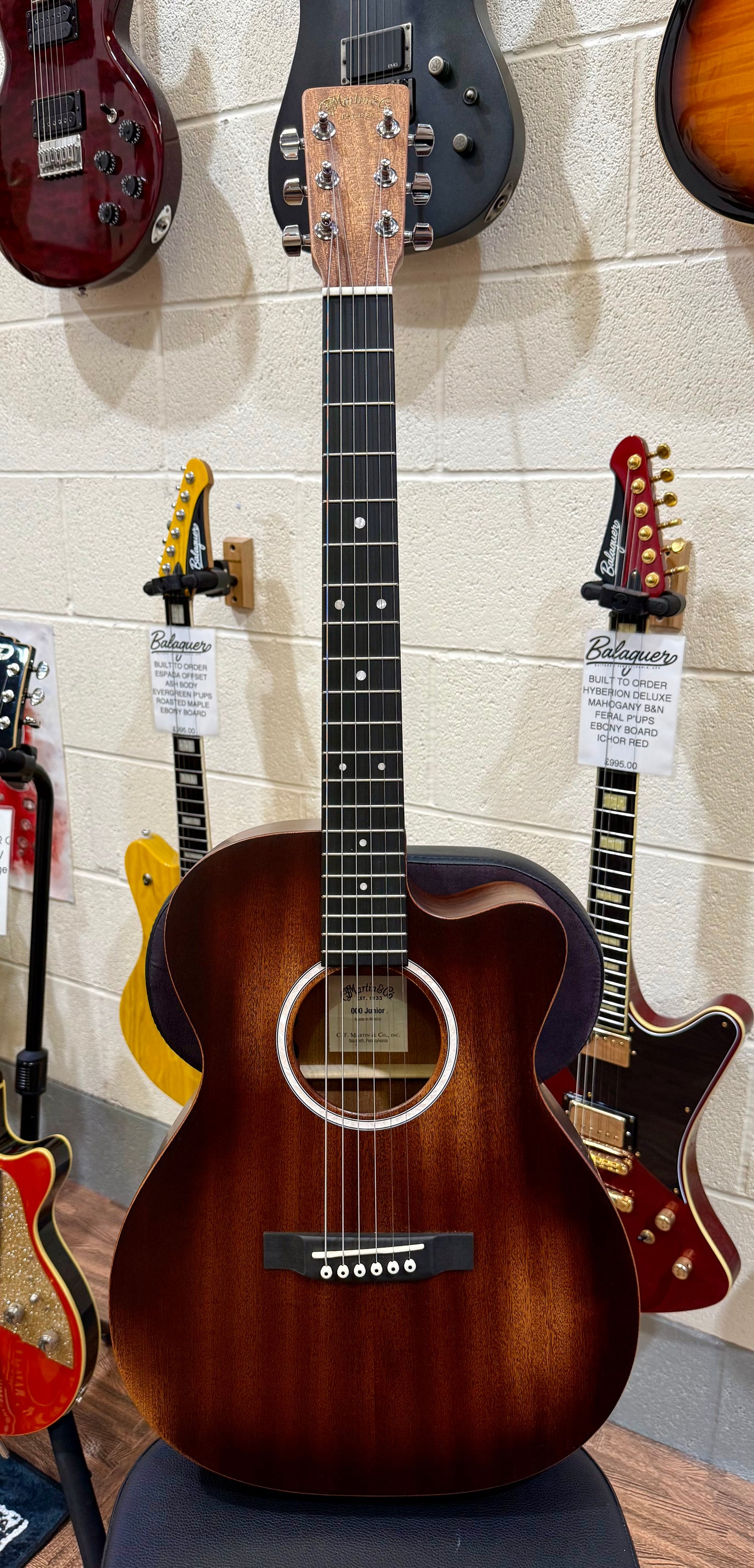 🪵 Martin StreetMaster 000C JR-10E Junior Electro Acoustic~ Dark Mahogany + Bag 🪵