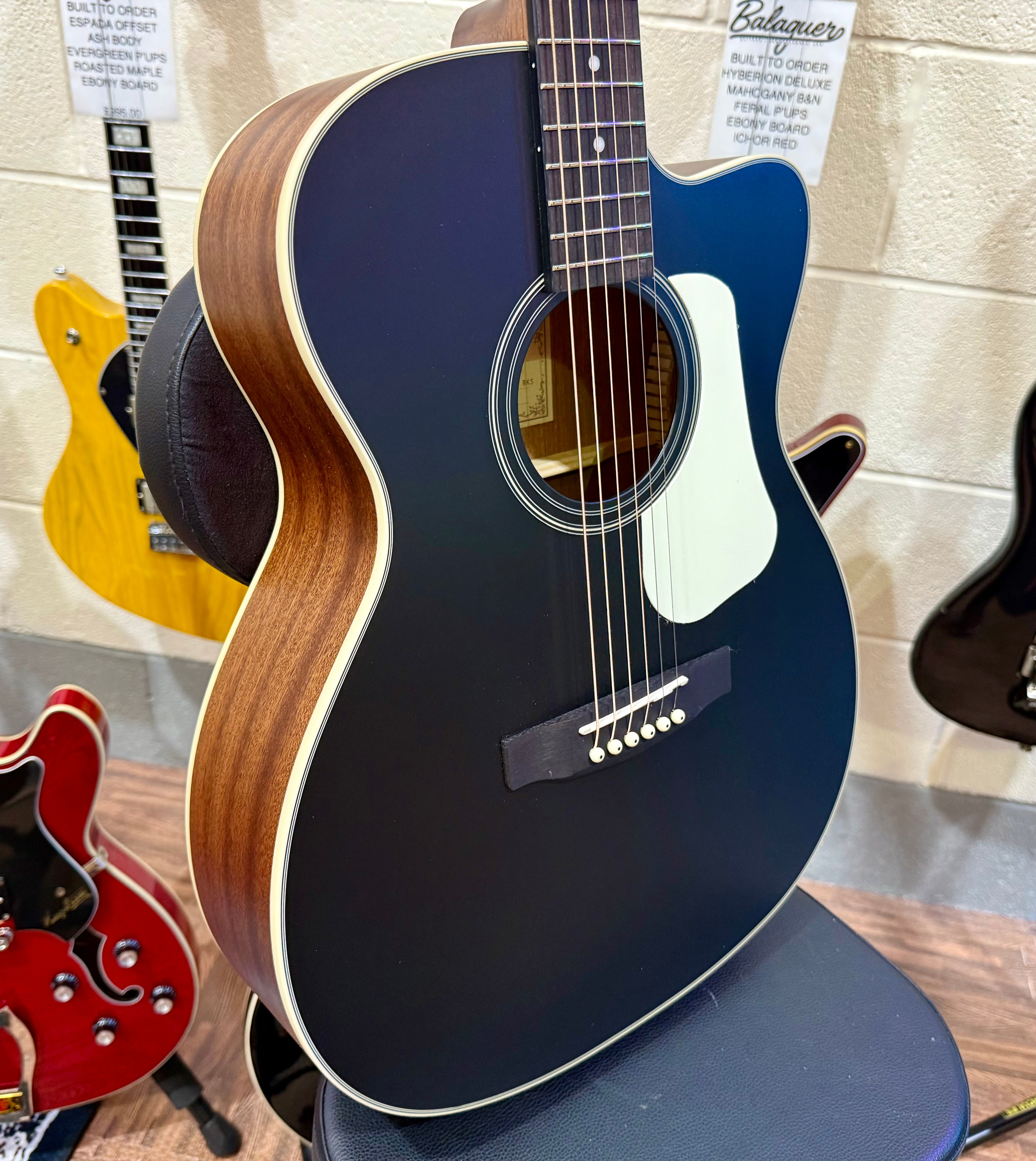 🌟2025 BRAND NEW MODEL🌟 Cort L100 OCF CED Black Satin Electro-Acoustic Guitar!
