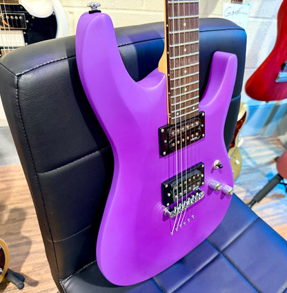 🔥NEW🔥 Schecter C-6 Deluxe~ Purple satin~ Diamond Pickups~ Electric Guitar!