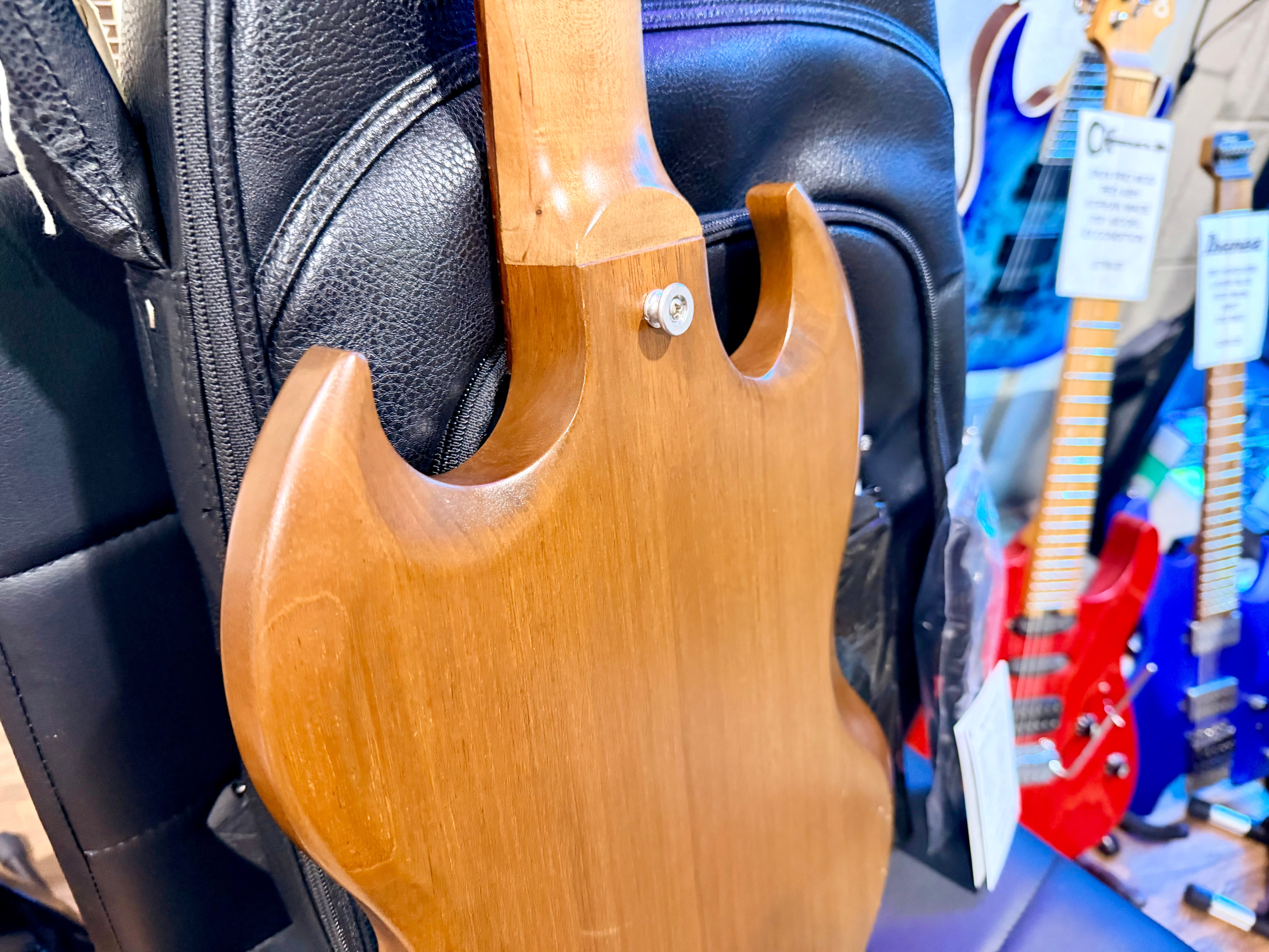 🌟2022🌟 Gibson SG Tribute~ Natural Walnut Finish~ Worn Satin~ Case + Candy!