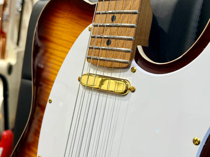 ☀️RICHIE KOTZEN☀️ JET JT-600 Roasted Maple Telecaster Style Guitar~Tobacco Burst