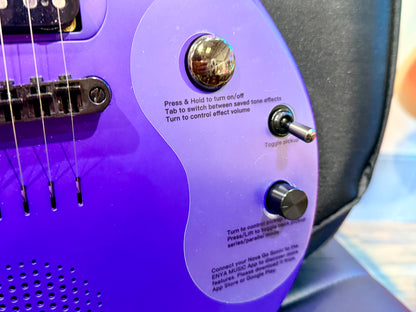 🔥 Enya Nova Go Sonic~ Cosmic Purple~ Smart Electric Guitar~Speaker & FX + Bag 🔥