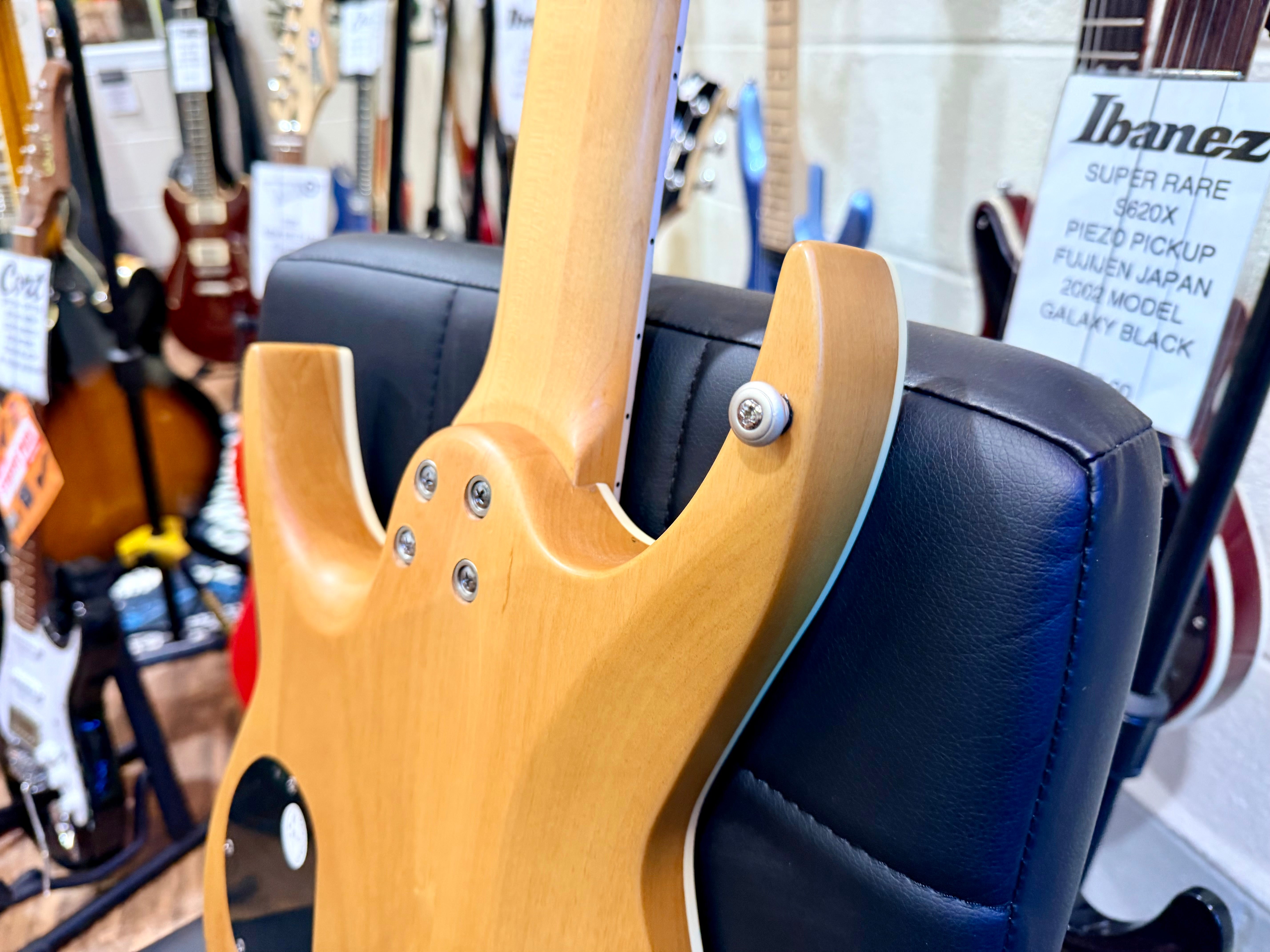 🔥2021🔥 Dean Exile Select 7-String Burl Poplar~ Satin Turquoise Burst~ Rare!