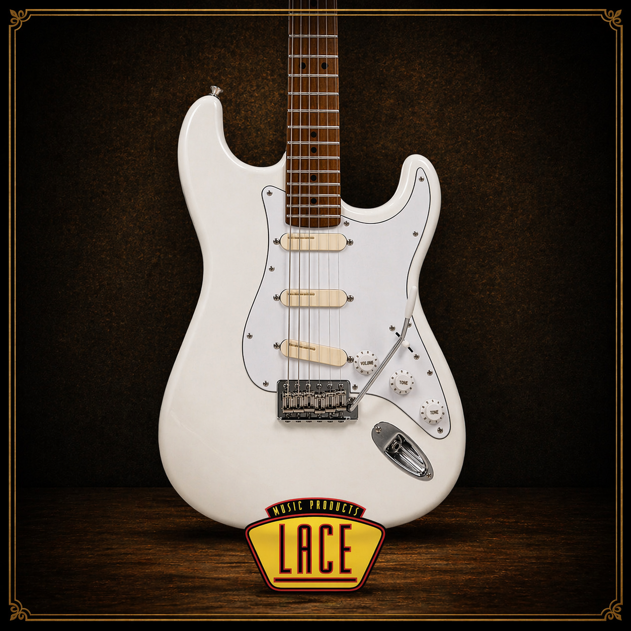 🔥LACE SENSOR🔥 Vintage V6 ProShop Unique Strat~ White~ Roasted Maple~ UK Made!