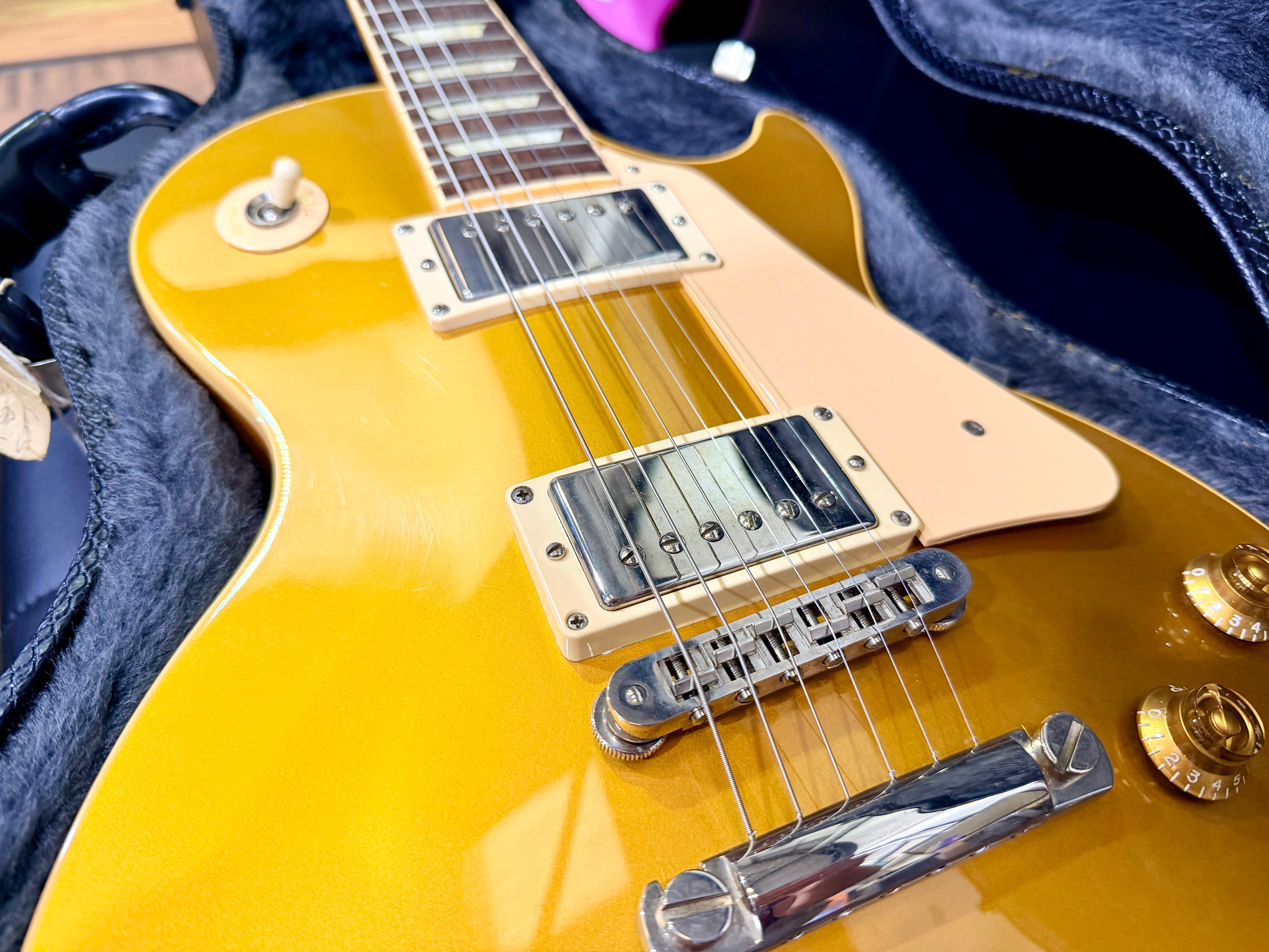 🌟 2005 Gibson USA Les Paul Standard Goldtop Jim Marshall OBE Signed + Case 🌟