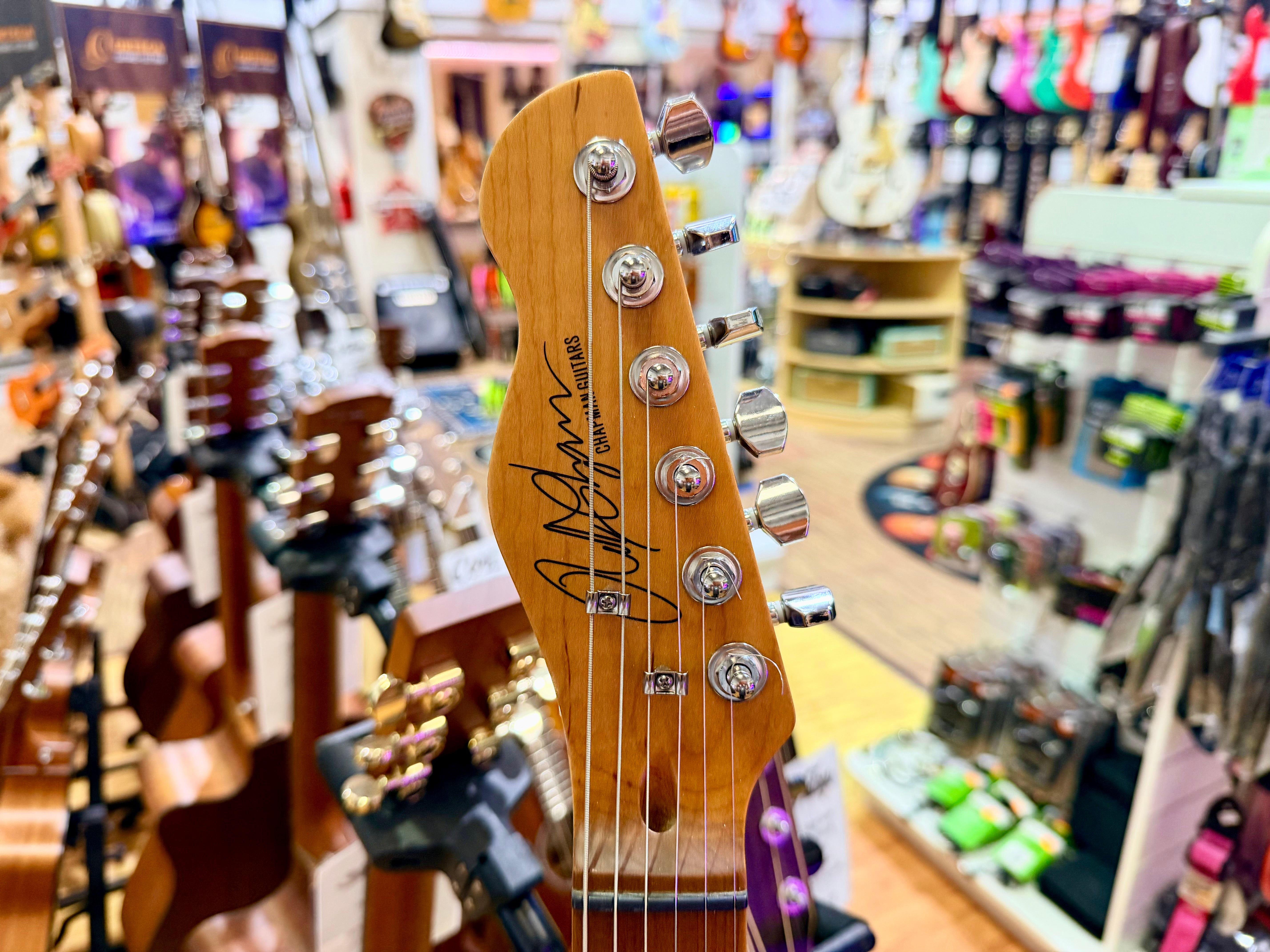 ☀️2020☀️ Chapman Guitars ML1 Hybrid~ Cali Sunset Red HSS~ Roasted Maple Neck!