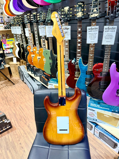 🔥NEW🔥 Vintage REVO Series 'Deluxe' Guitar ~ Cappuchino Burst~ Alan Entwistle!