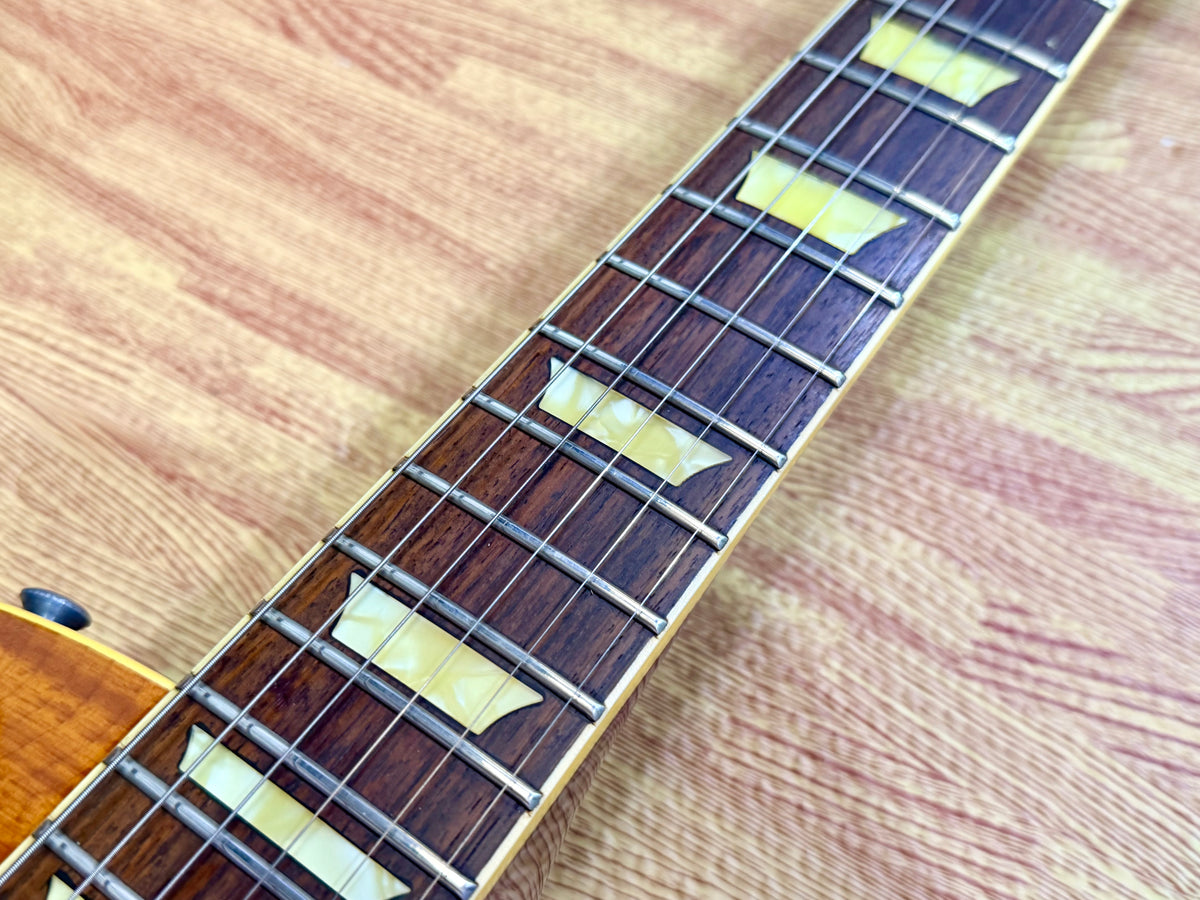 🇯🇵1996🇯🇵 Orville LPS-80F Les Paul Deep Cherry Tiger Top MIJ Japan Import!