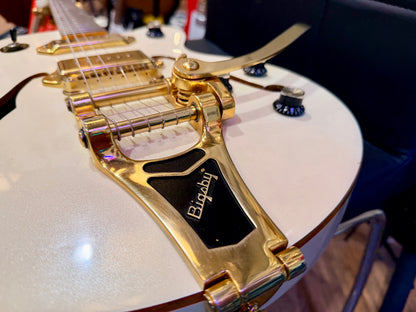 🌟2015🌟 Epiphone Wildkat Royale~ Custom Shop Ltd Ed~ Pearl White~ Semi-Hollow!