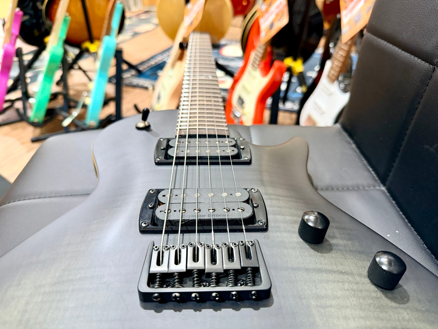 🔥2021🔥 Chapman ML-2 Pro Modern~ River Styx Black Satin~ Hipshot Tuners!