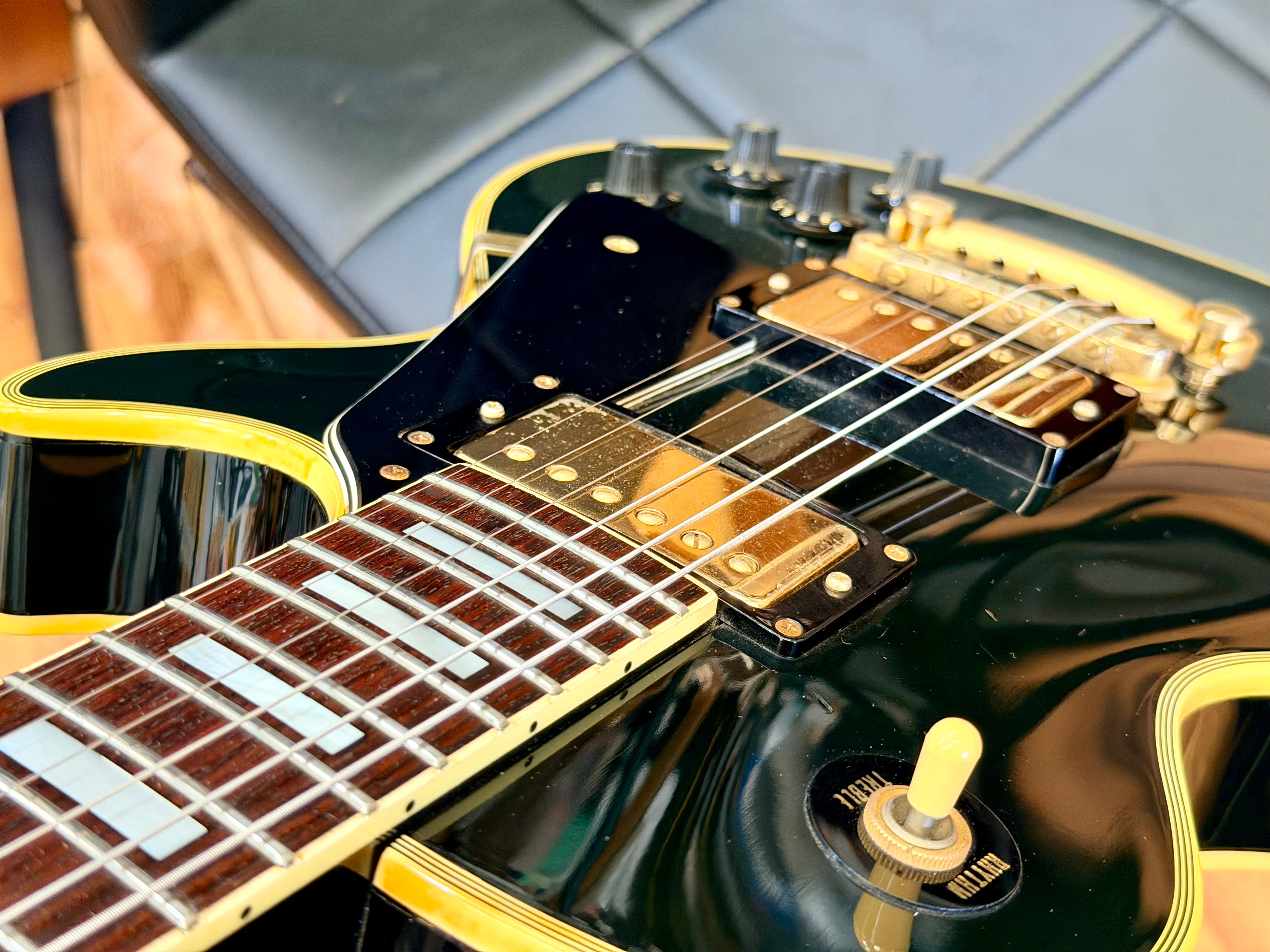 🇯🇵 1992 Greco EGC-480 Mint Collection Les Paul Custom~ MIJ Japan Ebony 🇯🇵