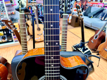 Brunswick BTK50BK Advanced Stage Electro Acoustic Guitar~ Black Gloss Cutaway