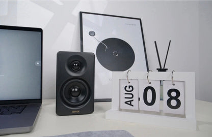 Edifier M60 Hi-Res Black Active Bookshelf BT Studio Speakers/Monitors with Stands