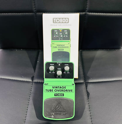 🎸 Behringer TO800 Vintage Tube Overdrive Guitar Effects Pedal~ BOXED 🎸