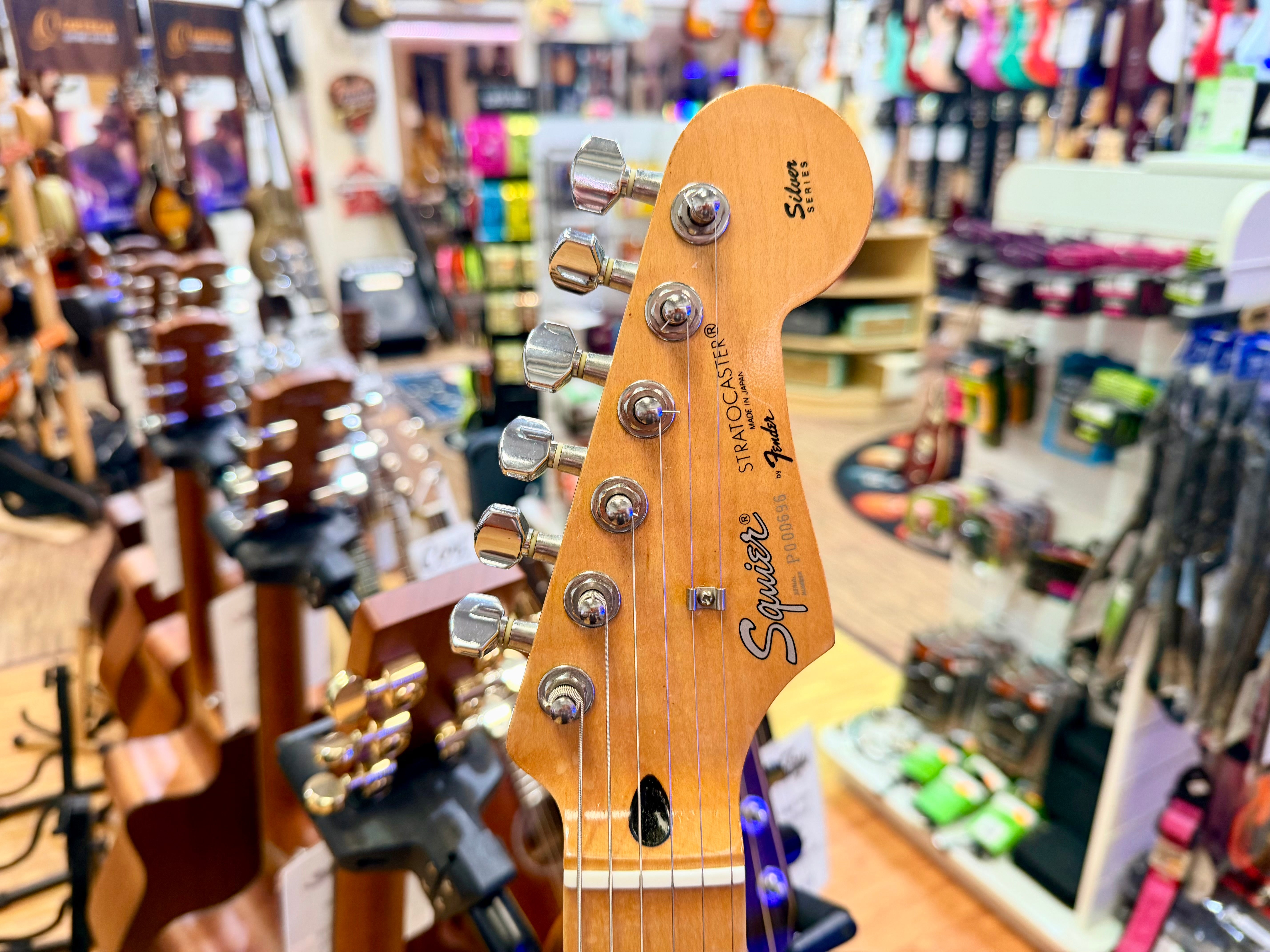 🔥RARE🔥 1994 Fender Squier Silver Series Stratocaster~ Made in Japan~ Sunburst!