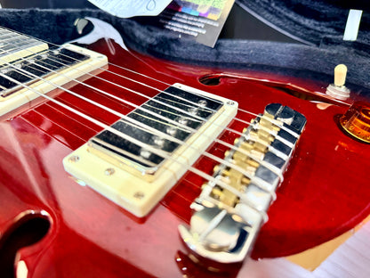 💥2022💥 PRS SE Standard Hollowbody Fire Red Burst + Hard Case~ Cherished!