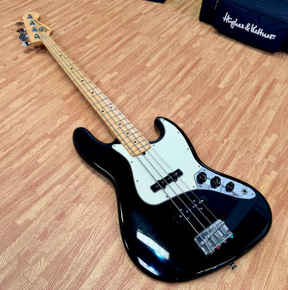 2011 Fender American Special Jazz Bass~ Black~ Maple Fingerboard~ Hard Case