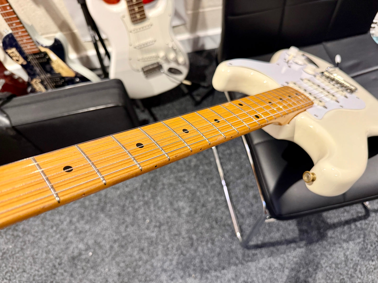 🌟 1983 JAPANESE VINTAGE 🌟Fender Squier JV Stratocaster~ 57 Spec~ Vintage White