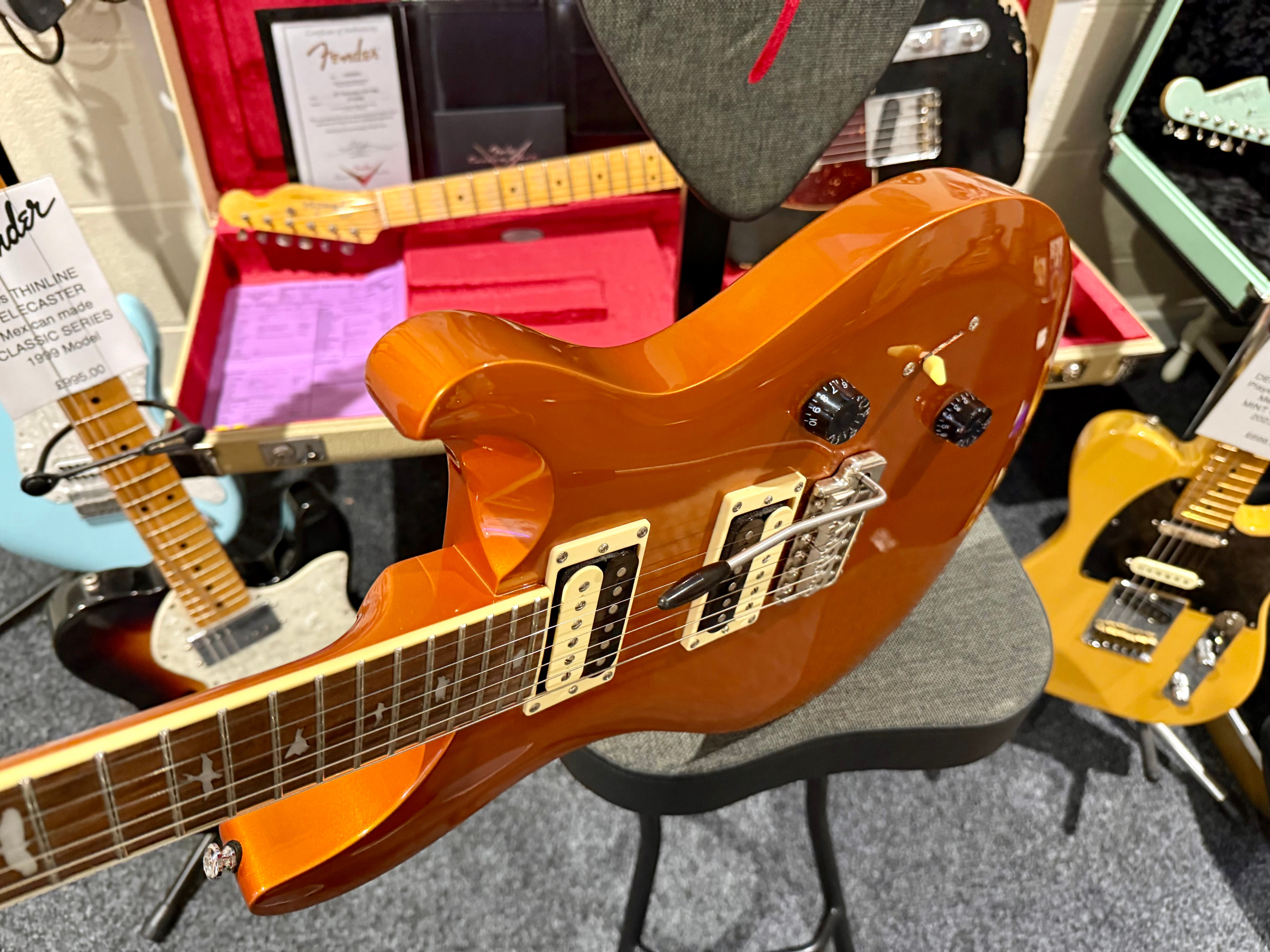 🔥RARE🔥 PRS SE Standard 24 Limited Edition~ Burnt Metallic Orange~ Coil Tap!