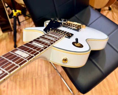 ✨2013✨ Burny SRLC-55 Les Paul Custom~ Alpine White~ Japanese Domestic Import!