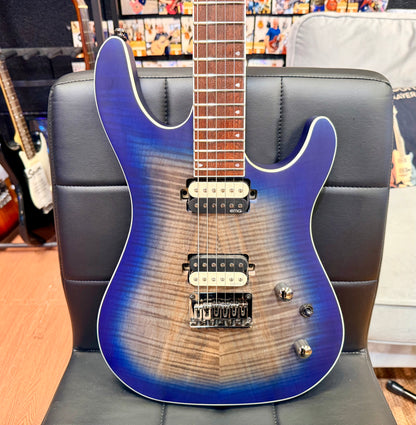 🔥 2023 🔥 Cort KX300 Electric Guitar~ Open Pore Cobalt Blue Burst~ EMG Pickups!