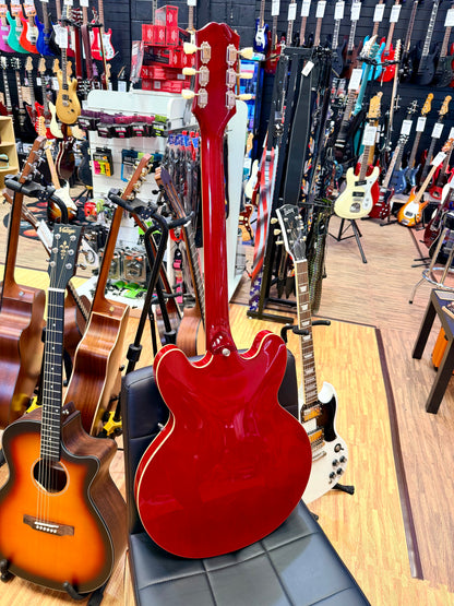 ✨2025✨ Epiphone Inspired by Gibson ES-335 Cherry~ Semi Hollow Electric Guitar!