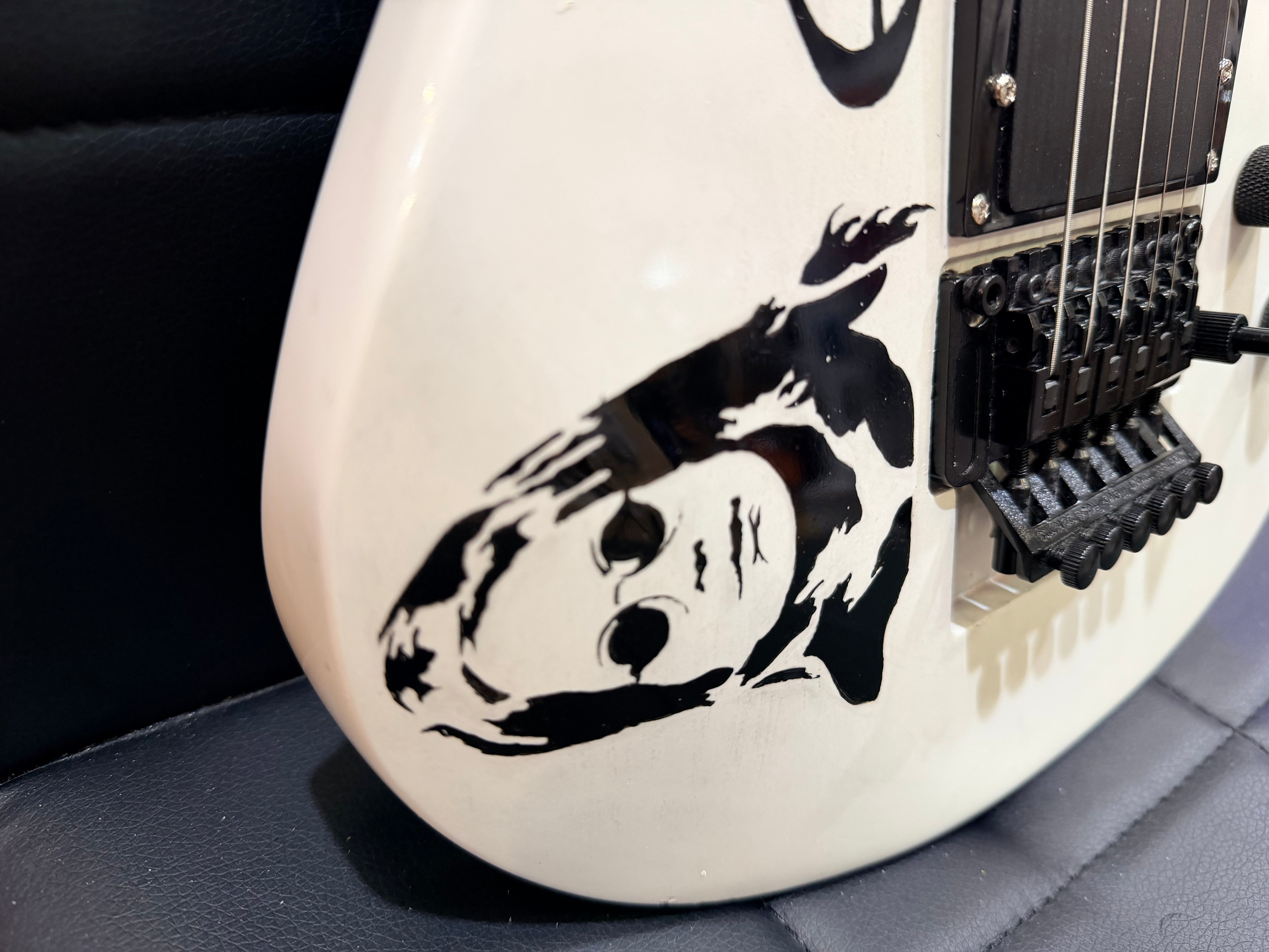 🔥 80s Aria Pro II Excel Superstrat~ Custom Ozzy Osbourne Tribute~ Floyd Rose 🔥