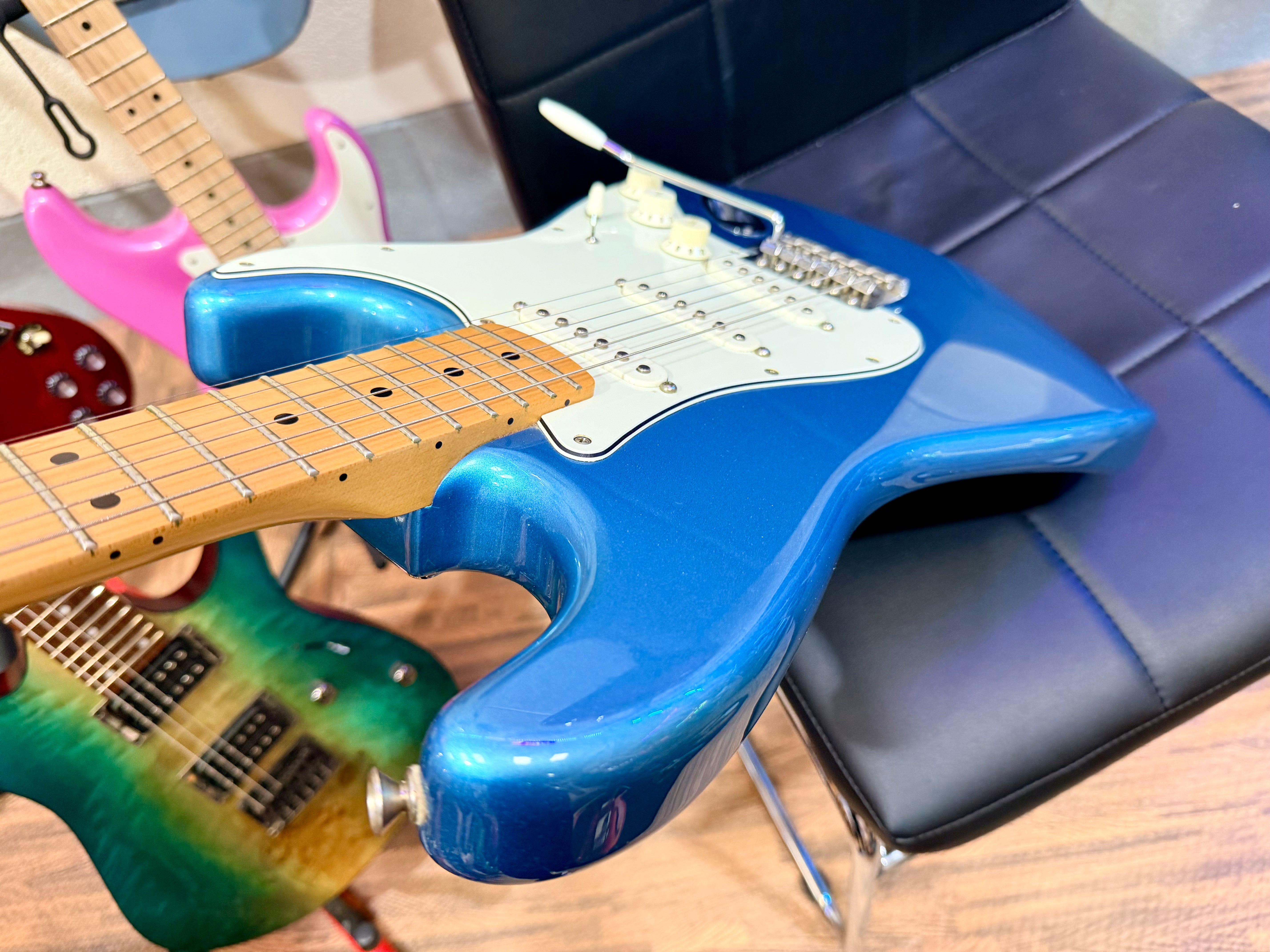 🌟2017🌟 Fender Standard Stratocaster~ Mexican MIM Strat~ Tidepool Blue Guitar!