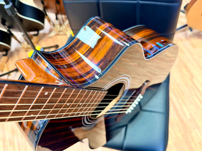 ✨NEW✨ Brunswick BTK60EB Ebony Grand Auditorium Cutaway Electro Acoustic Guitar!