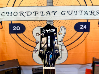 🌟2013🌟 Epiphone Masterbilt DR-500MCE Electro Acoustic Guitar All Solid~ Natural