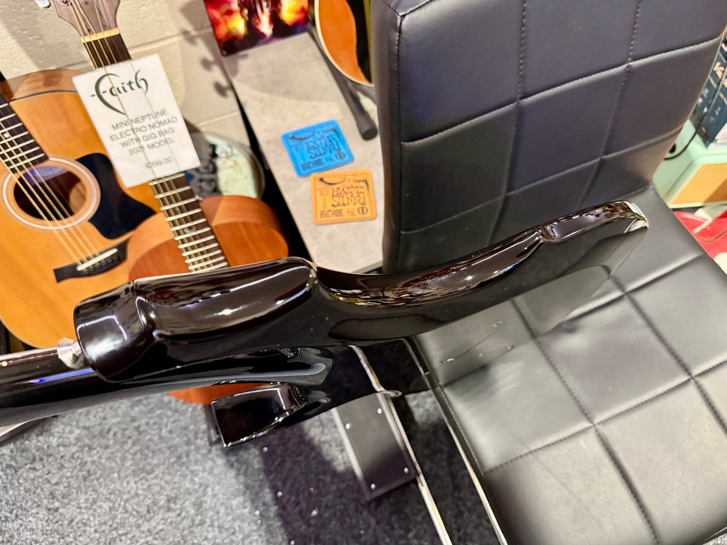 🔥5 STRING BASS🔥 ESP Ltd F-415FM~ See Thru Black~ EMG Pickups~ Electric Bass!