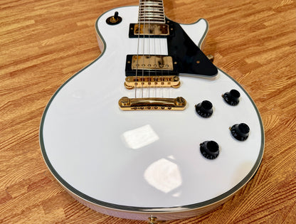 ✨2013✨ Burny SRLC-55 Les Paul Custom~ Alpine White~ Japanese Domestic Import!
