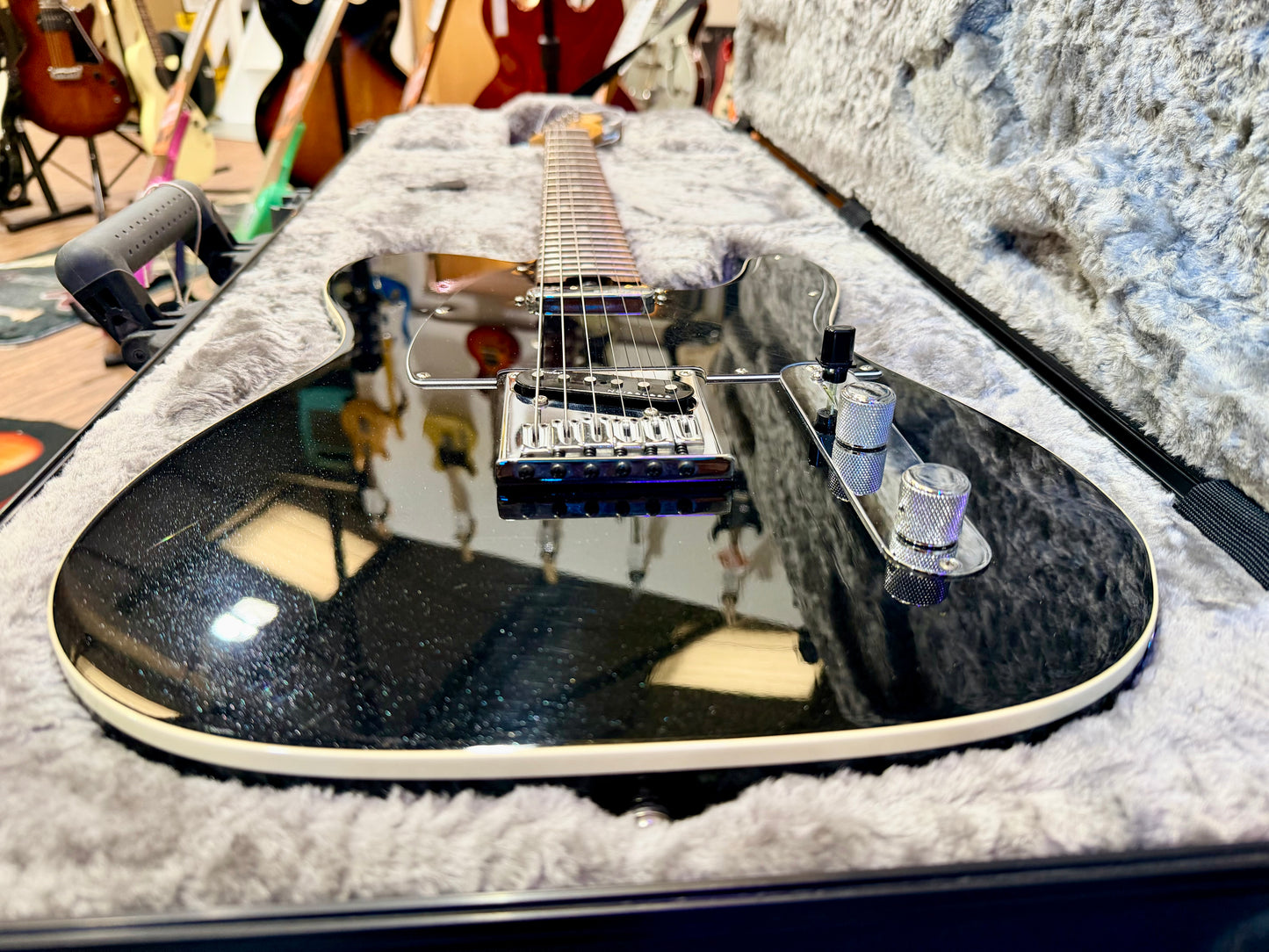 🌟2016 USA🌟 Fender American Elite Telecaster~ Mystic Black Sparkle~ Rosewood!