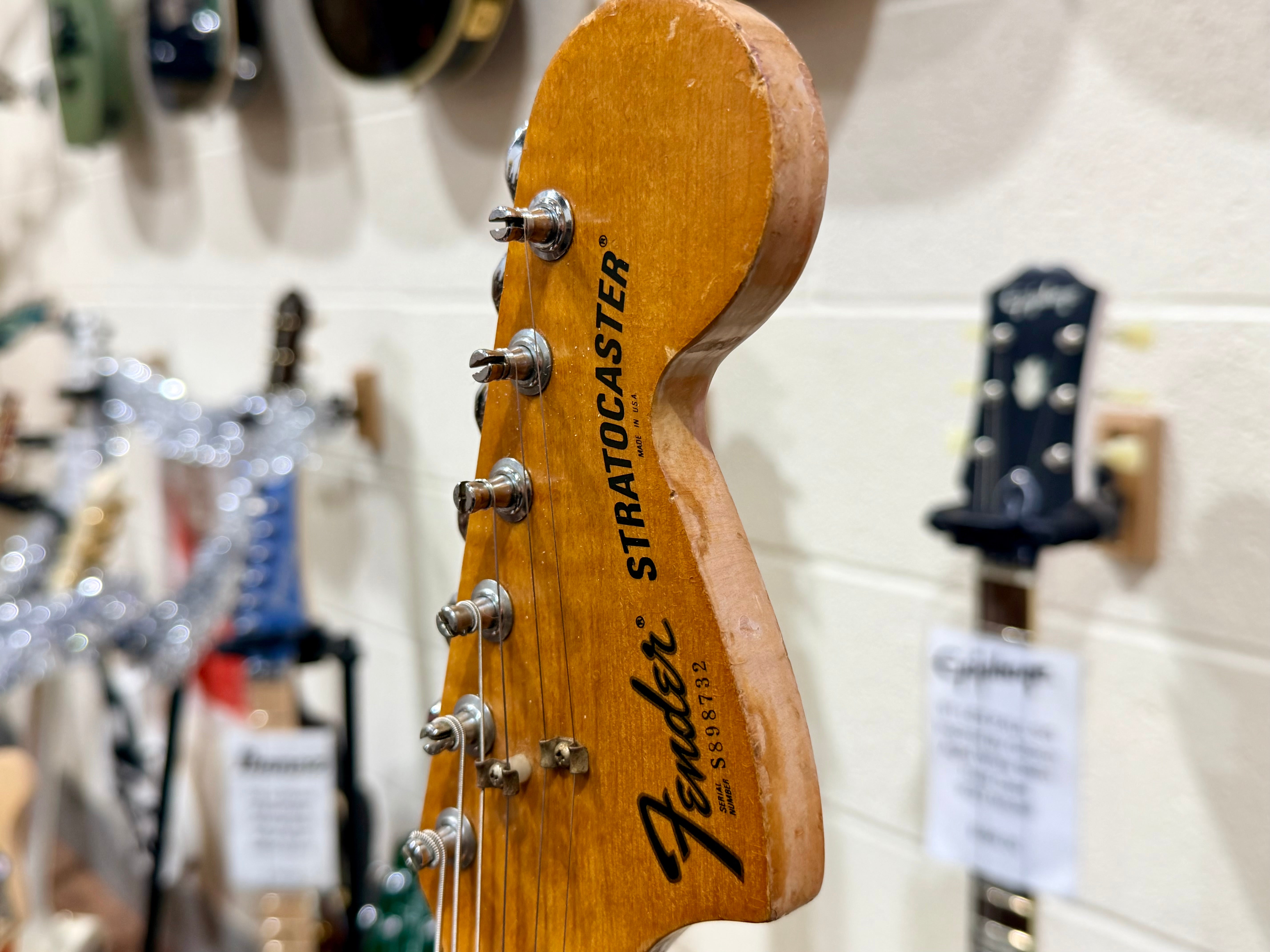 🔥 1979 🔥 Fender Hardtail Stratocaster~ Antigua Sunburst Vintage + Hard Case!