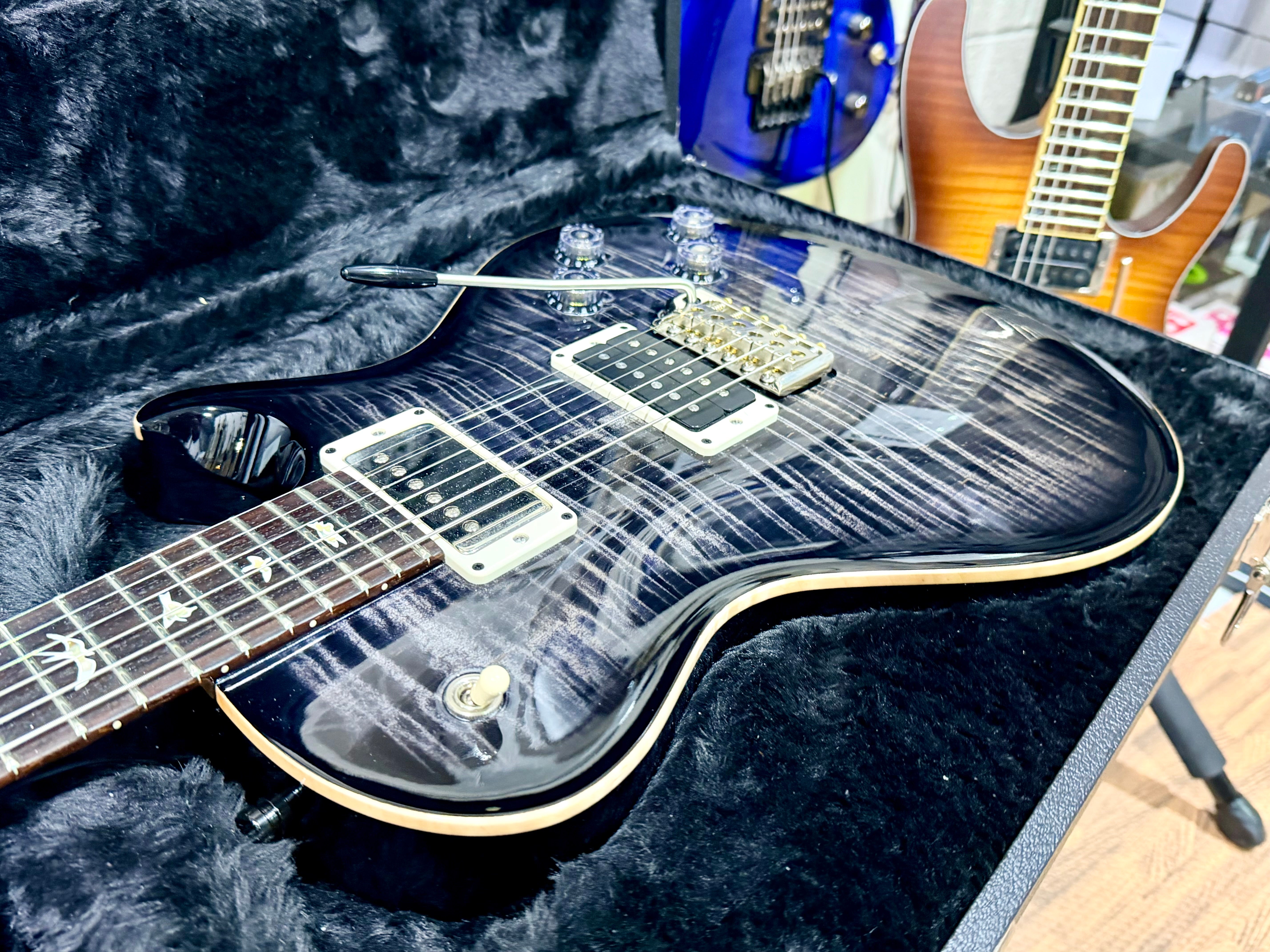 🔥2020🔥 PRS Mark Tremonti Signature USA Charcoal Contour Burst~ Case & Docs!