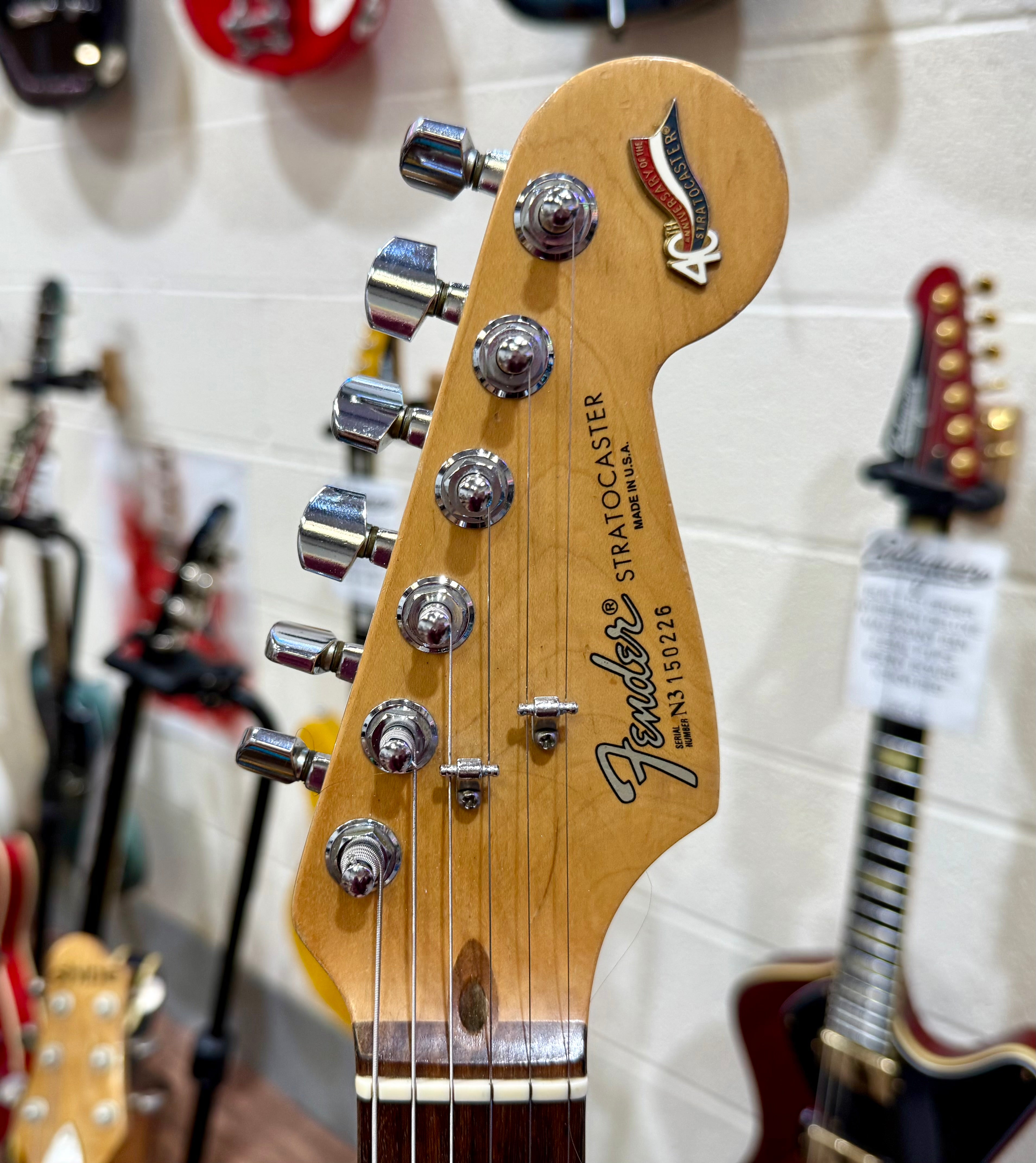 🌟RARE 1994🌟 Fender USA 40th Anniversary Stratocaster~ American Standard + Case