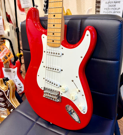 🎸 1995 KOREA 🎸Fender Squier Stratocaster~ Korean Made Strat~ Cherry Red!