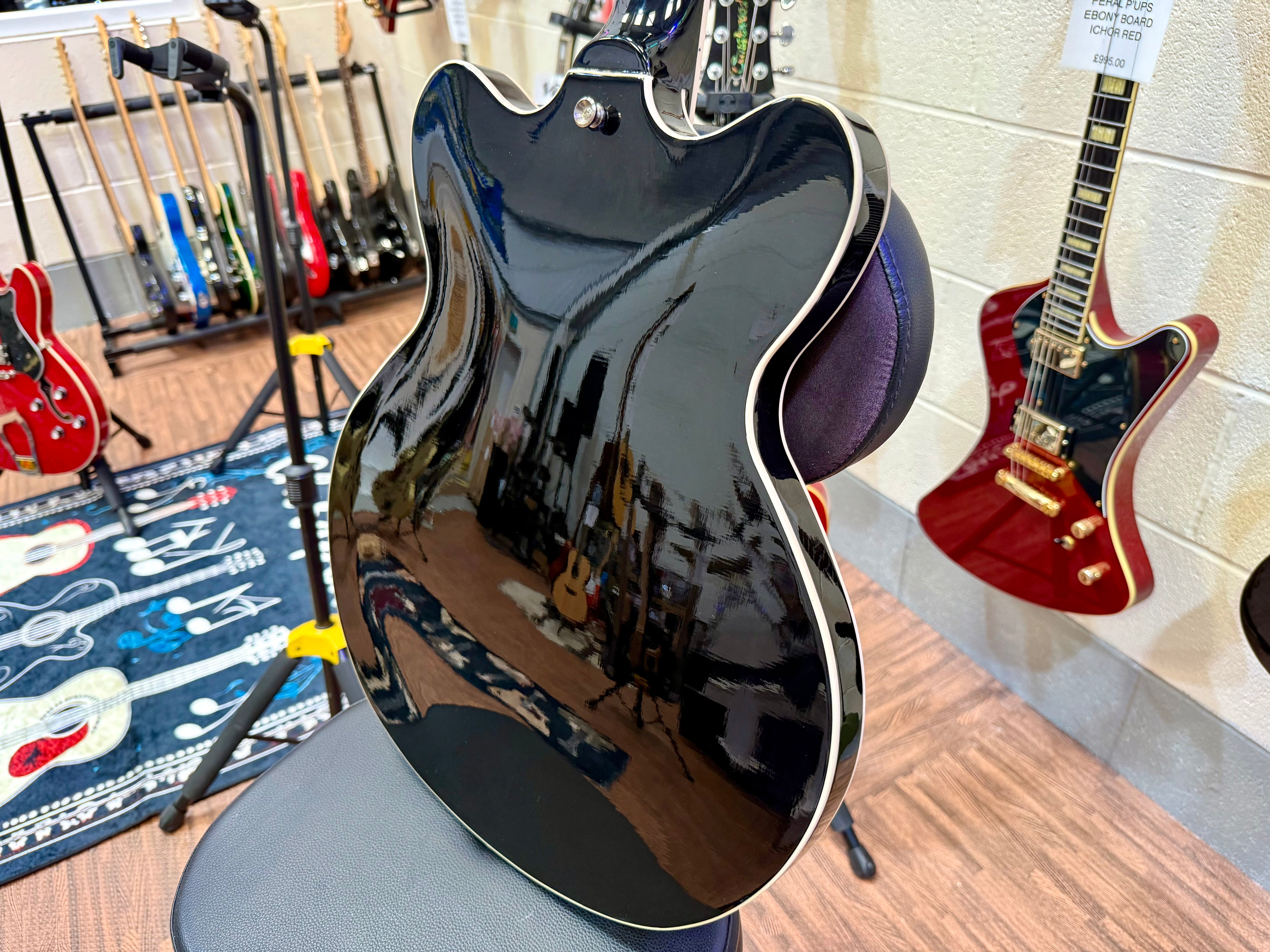 🌟2021🌟 Hofner Verythin HCT Standard~ Black Hollow-body~ Contemporary Series!