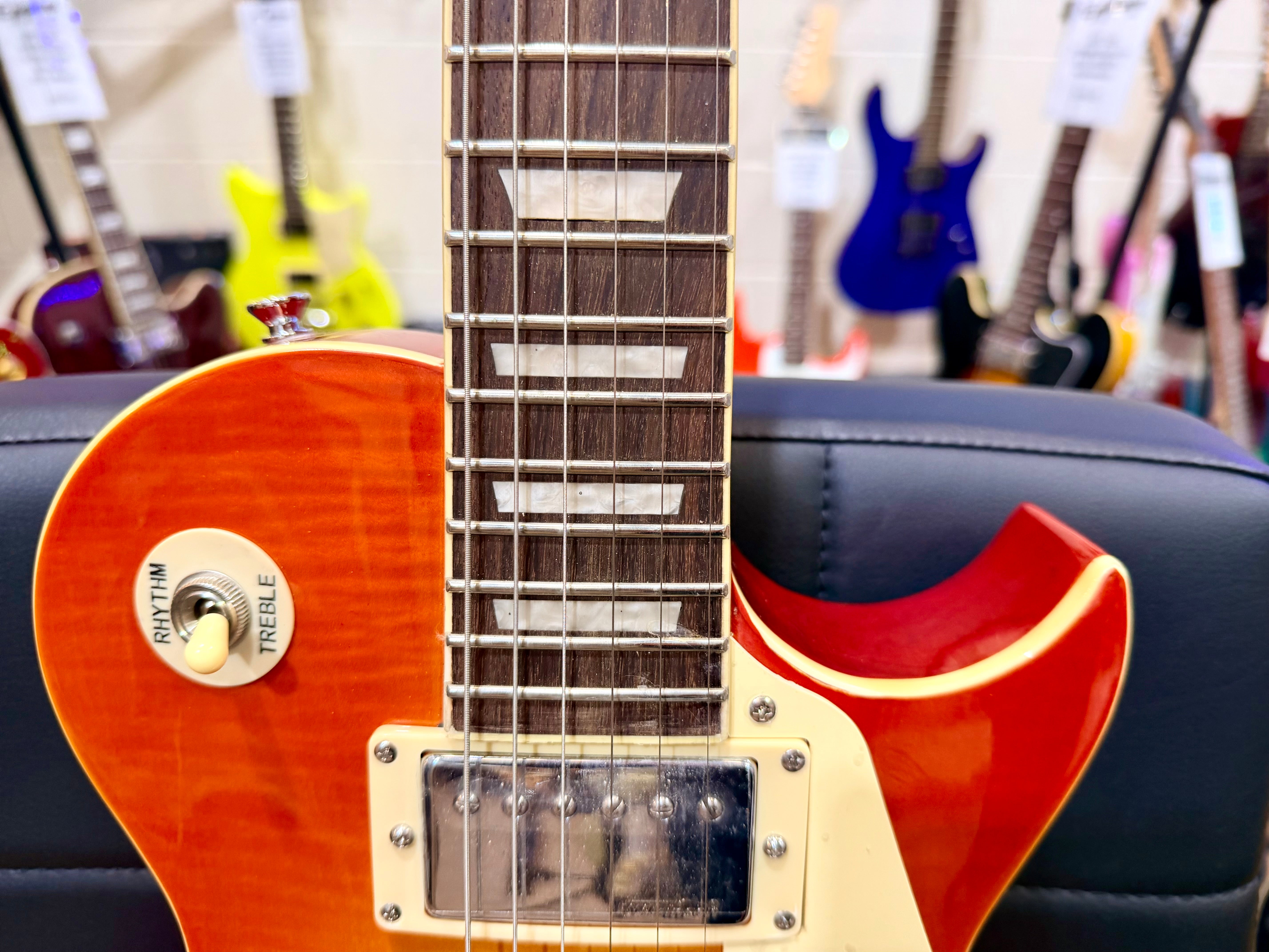 🍯B-STOCK🍯 Vintage V100 ReIssued Electric Guitar ~ Honeyburst Les Paul!