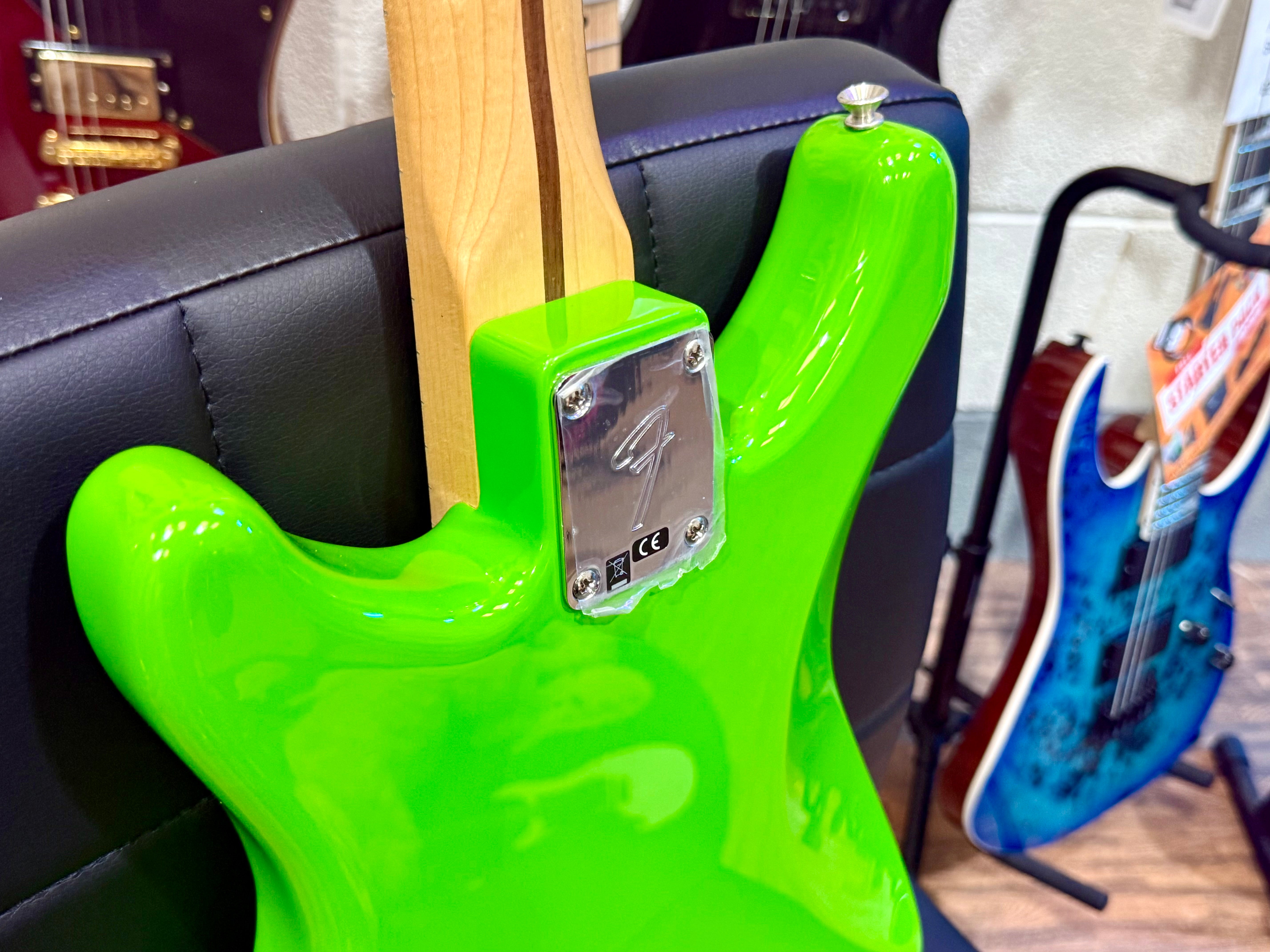 🔥MINT 2019🔥 Fender Player Lead II ‘2’ Neon Green Electric Guitar + Hard Case!