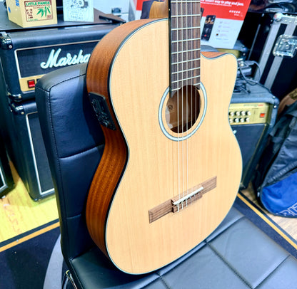 ✨EX-DEMO✨ Santos Martinez SM440TS Thin Body Electro Classical Nylon Guitar!
