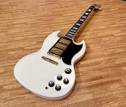 🇯🇵2004🇯🇵 Tokai Custom SG MIJ Japan 3 Pickup~ Alpine White & Gold Japanese!