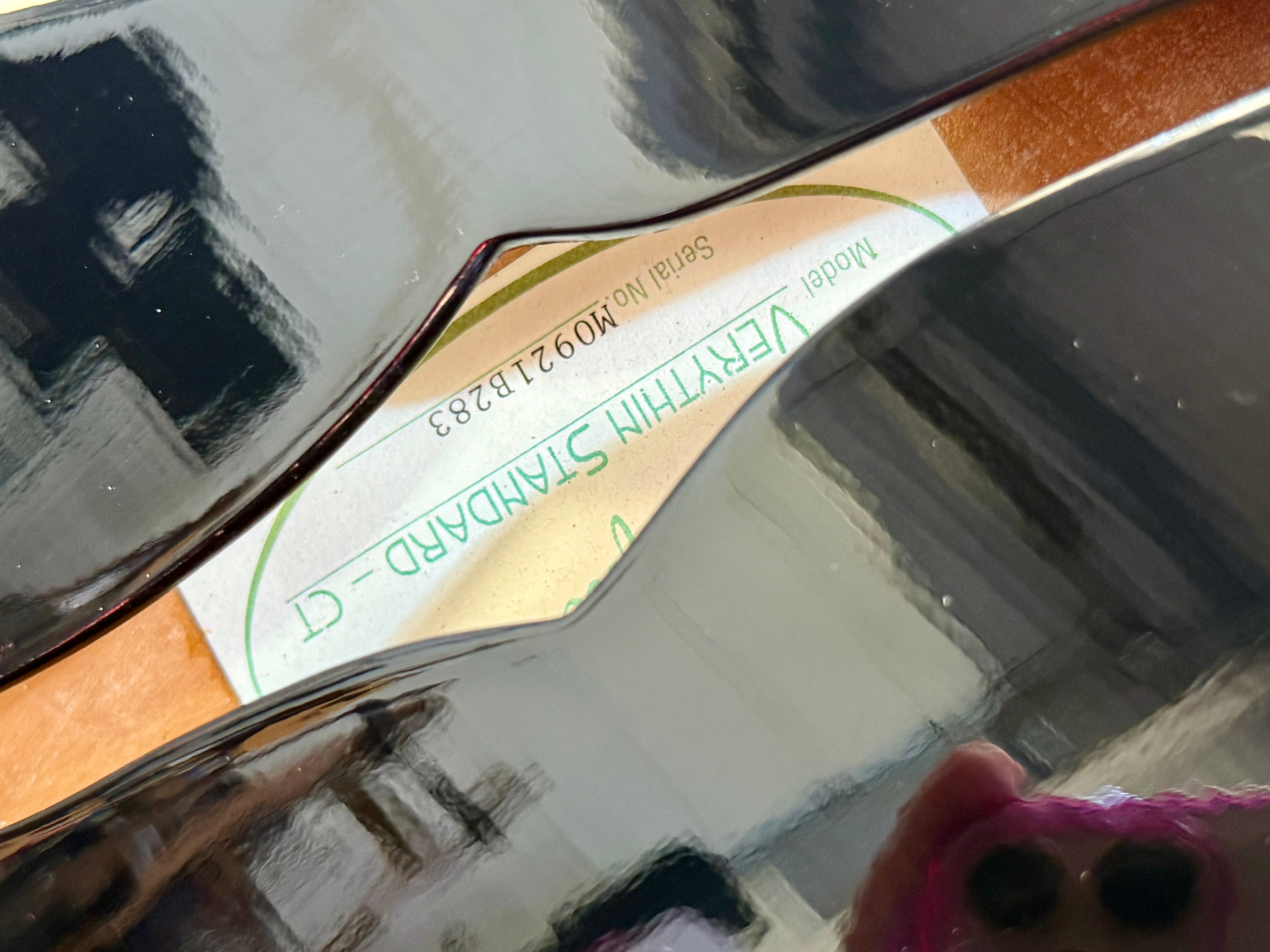 🌟2021🌟 Hofner Verythin HCT Standard~ Black Hollow-body~ Contemporary Series!