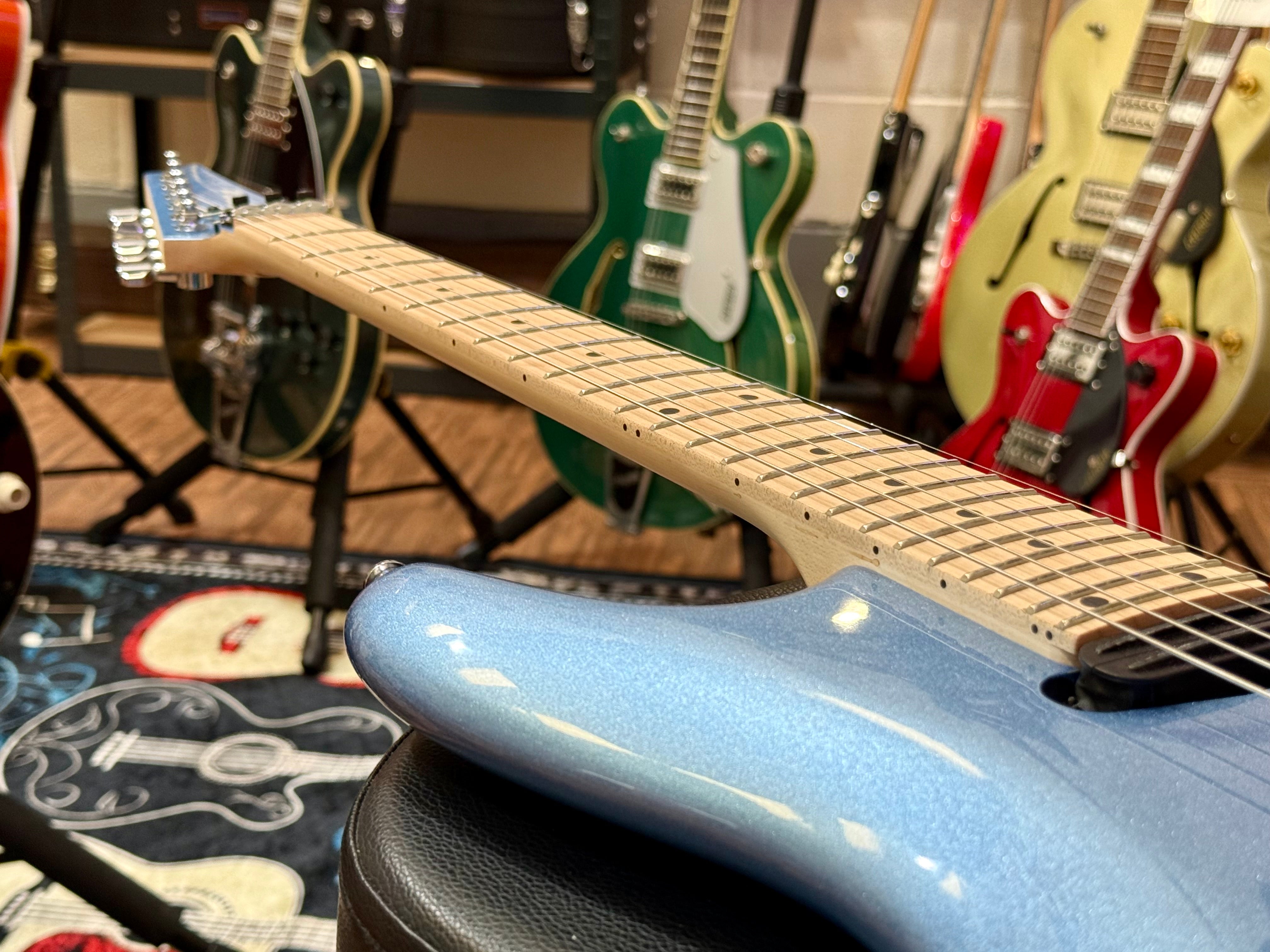 🔥MINT 2022🔥 Ibanez Signature JS140M Joe Satriani Soda Blue~ Edge Zero~ Ex-Demo