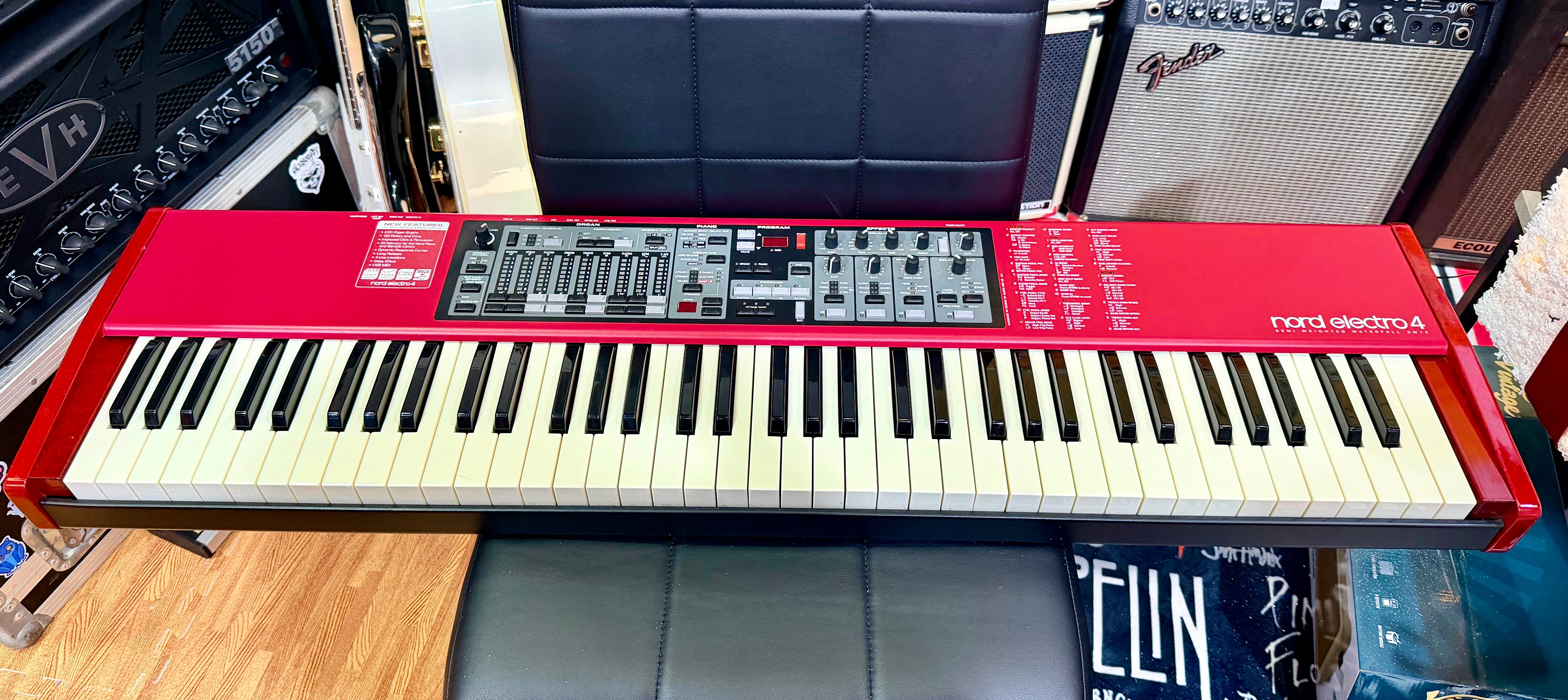 🎹 Nord Electro 4 SW73 73 Key Semi-Weighted Waterfall Keyboard~ Effects~ Pro 🎹