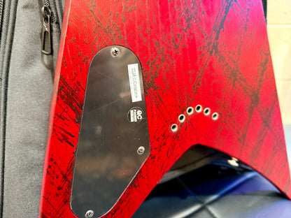 🔥2025🔥 Solar V2.6 Cannibalismo + Plus Flying V~ Blood Red~ Gig Bag~ MINT!