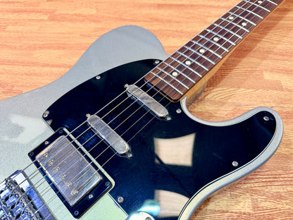 🔥2012🔥 Fender Blacktop Telecaster Baritone~ Ghost Silver HSS~ Mexican MIM Tele