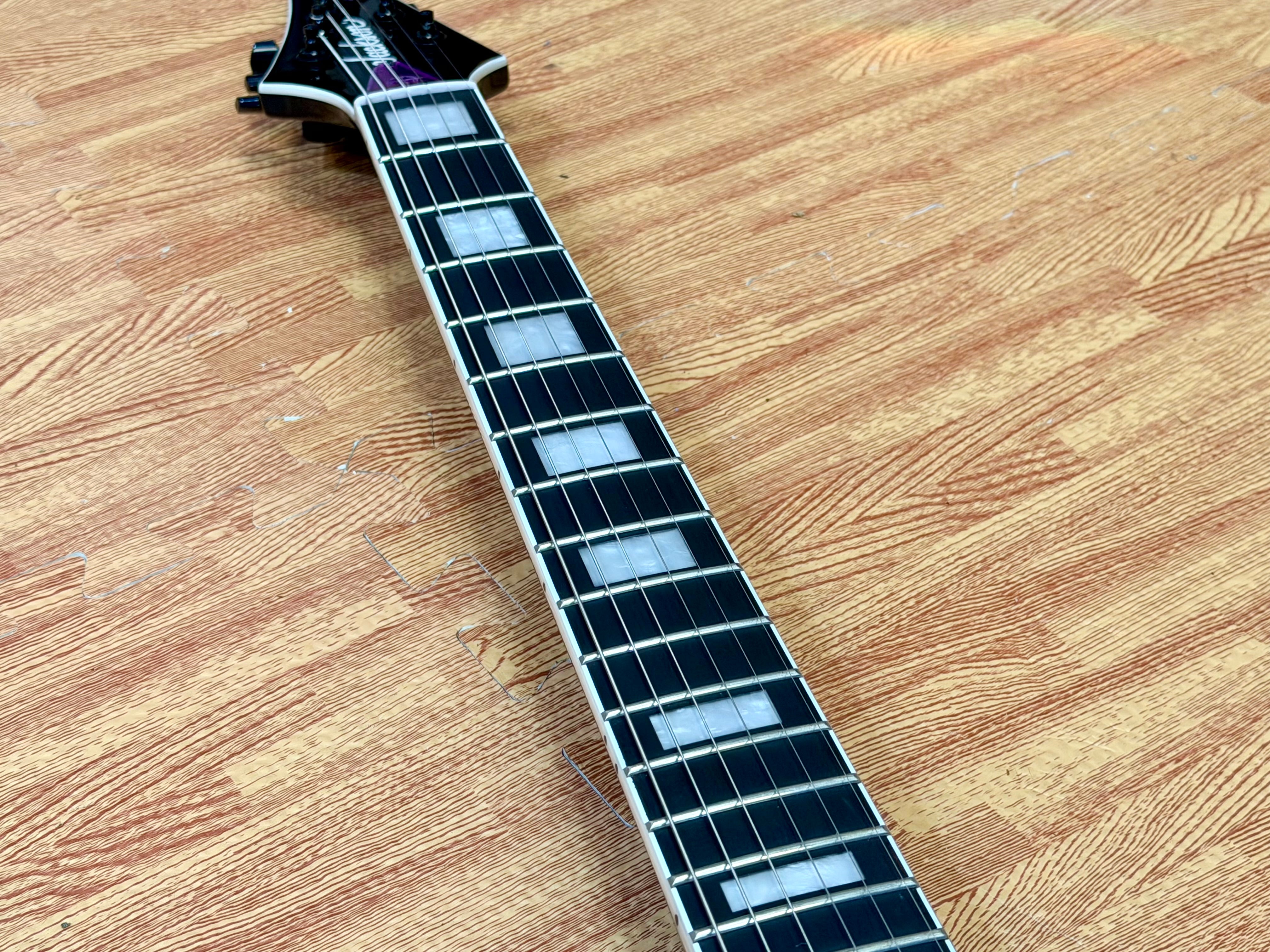 🔥2021🔥 Jackson Pro Series Marty Friedman MF-1 Purple Cracked Mirror Signature!
