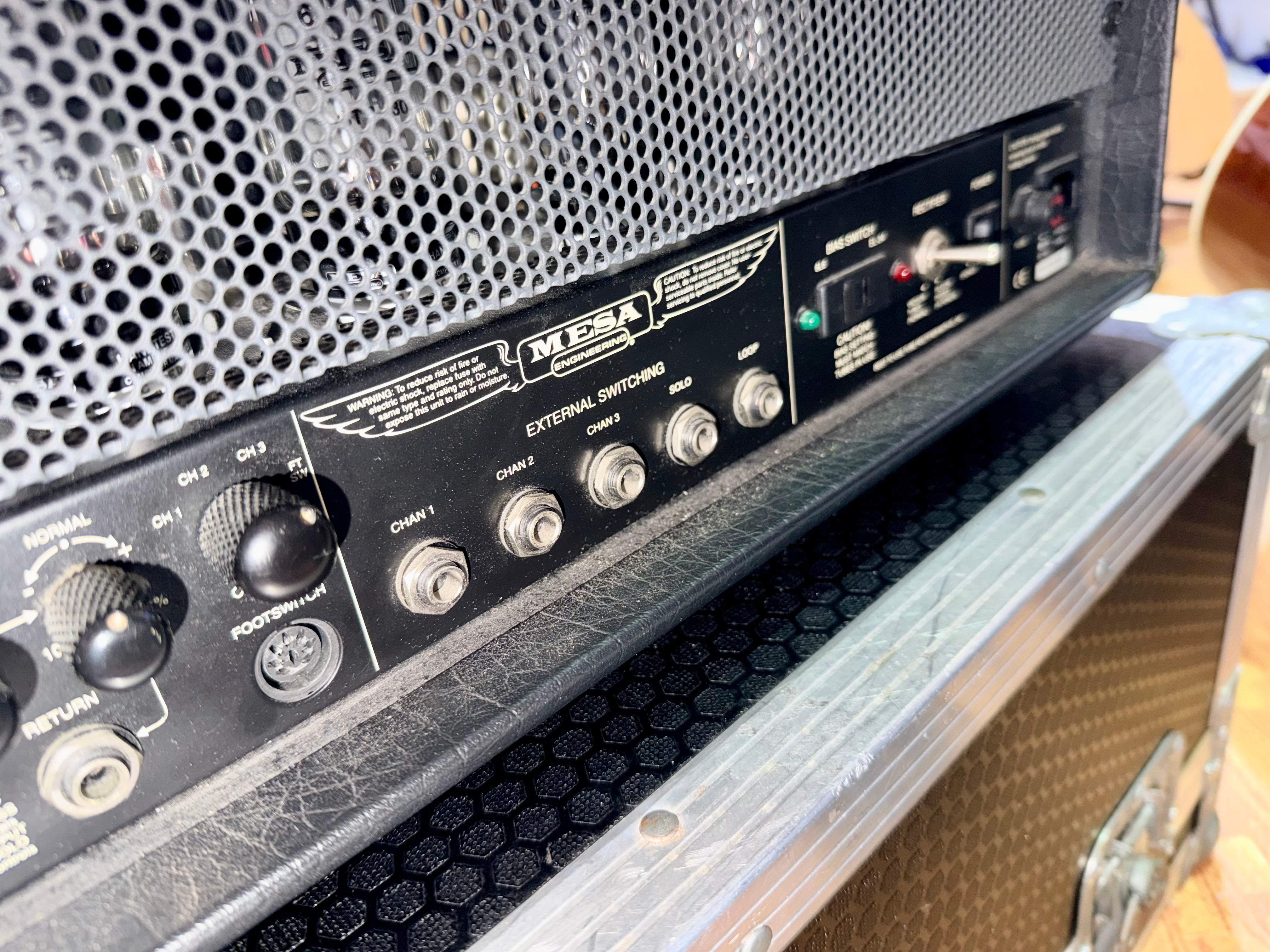 🔥 Mesa Boogie Dual Rectifier Solo Head Amplifier 100W Valve Amp + Case 🔥